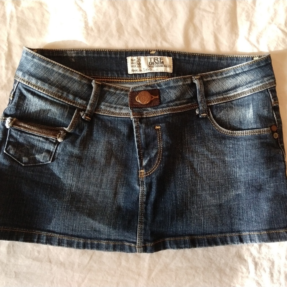 Zara TRF Jean skirt